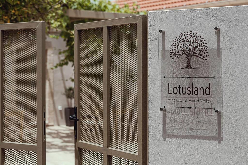 Villa Lotusland, A Relaxing House At Amari Rethymno Agia Fotini  Exterior foto